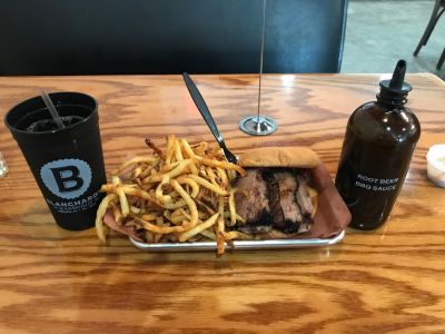 ブリスケットのサンドイッチ