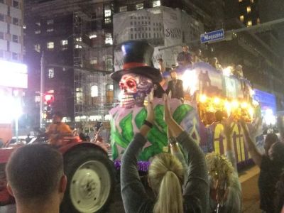 ハロウィンの山車