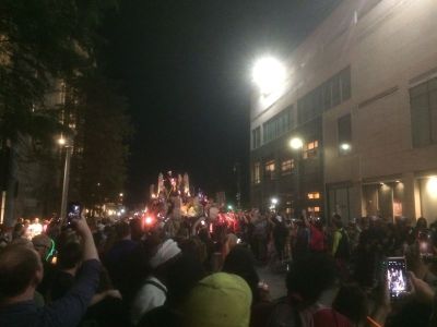 盛り上がる風景