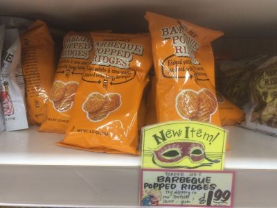 バーベキュ味ポテトチップ