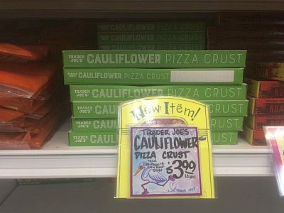 カリフラワーのピザ