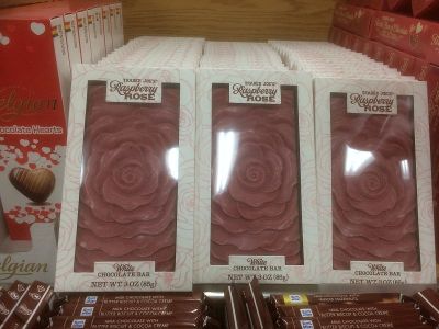 バラ模様のチョコ