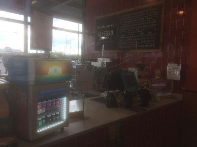 珈琲のカウンター