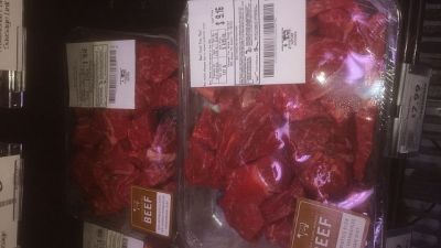 シチュー用の牛肉