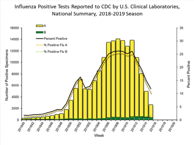 インフルエンザ流行の状況