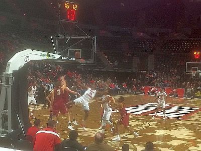 バスケの試合風景