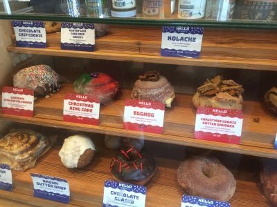 クリスマス仕様のドーナッツ