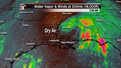 ラフィエット今日の天気図