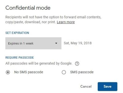 メール消滅に関する画面