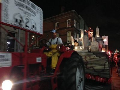 ハロウィーンパレードの絵