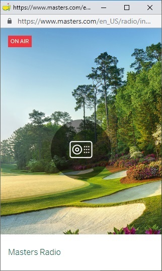 ラジオのウインドー