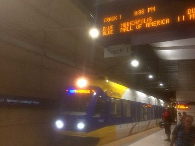 地下鉄内の様子