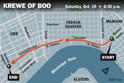 パレードのルート