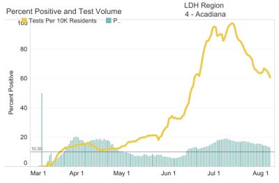 Region 4の検査数