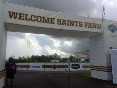 ゲートにあったバナー